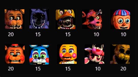 Fnaf 2 Custom Night Pack 1 Youtube