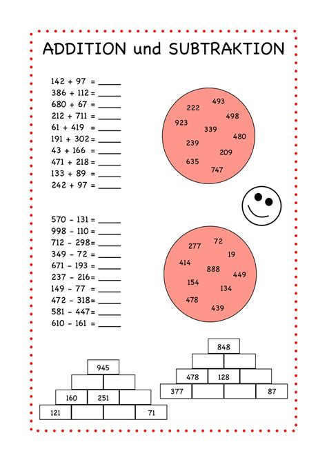 Addition Und Subtraktion Bis Unterrichtsmaterial Im Fach