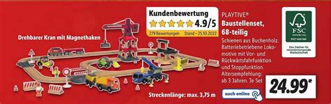 Playtive Baustellenset Teilig Angebot Bei Lidl