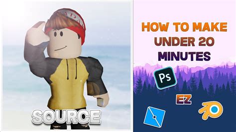 How To Make Gfx Roblox With Blender