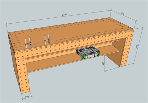 Werkbank Erster Entwurf Werkbank Werkbank Holz Werkbank Selber Machen