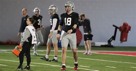 Ohio State Buckeyes Qb Will Howard Loses Black Stripe