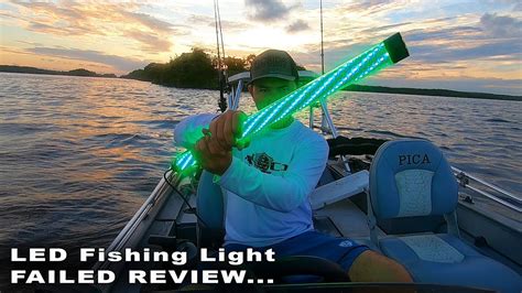 Green Led Fishing Light Review Does It Attract Fish Youtube