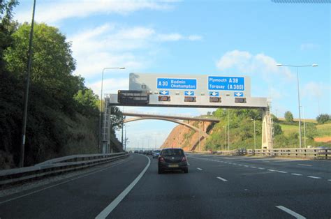 M5 Motorway Junction 31 A30a38 Ahead © Roy Hughes Cc By Sa20