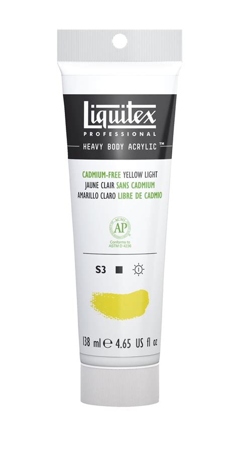 Liquitex Heavy Body Acrylic Paint Cadmium Free Yellow Light