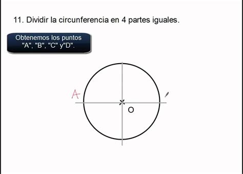 11 Dividir Una Circunferencia En 4 Partes Iguales YouTube