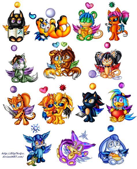 Chao Commission Batch 5 By Azurelly On Deviantart