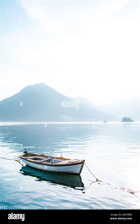 Boat On Calm Sea In Fog Hi Res Stock Photography And Images Alamy