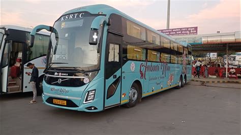 Bangalore To Goa Multi Axle Volvo Sleeper Ambari Utsav KSRTC Buses