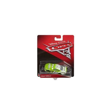 Voiture Disney Cars 3 Brick Yardley V Hicule Miniature Vert Et Blanc RE