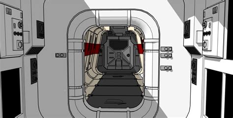 STL file Tantive IV Rogue One Section, Vader Attack. ・3D printable design to download・Cults