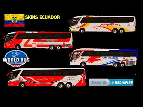 Skins Ecuador Parte World Bus Driving Simulador Descarga