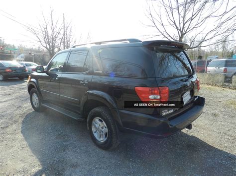 2002 Toyota Sequoia Limited 4wd Loaded Black Everyone