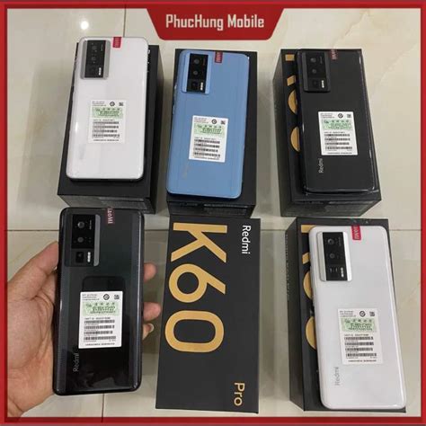 Điện thoại Xiaomi Redmi K60 Pro Chip Snap 8 Gen 2 Pin 5 000 mAh Sạc