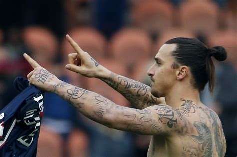 Ibrahimovic Assustou O Mundo Suas Tatuagens Mas Foi Por Uma Boa