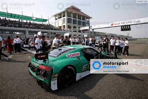 Rahel Frey Sui Castrol Racing Team On The Grid At Audi R Lms Cup