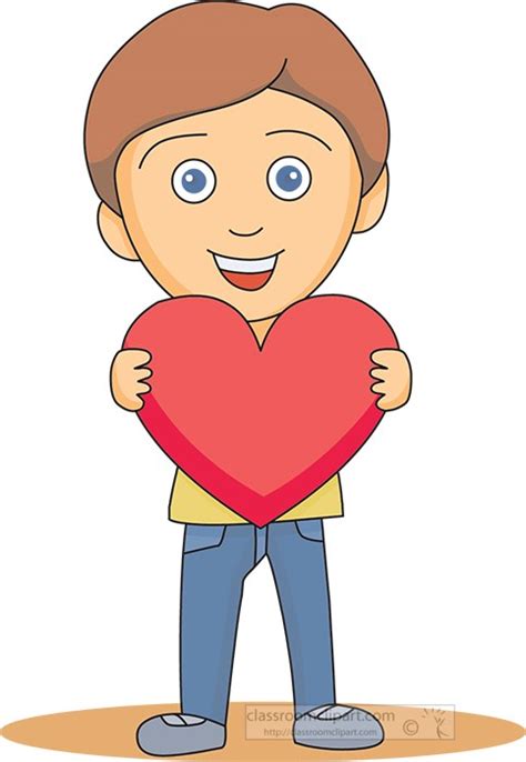 A Cute Boy Making Heart Shape With His Hands Isolated Vector For