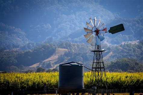 Windmill on farm Free Photo Download | FreeImages