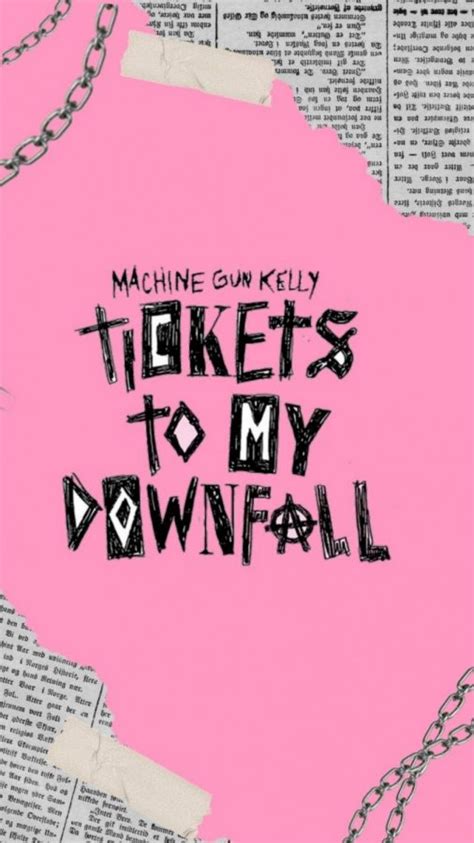 Machine Gun Kelly Album Cover - Here S Why Mgk Is Changing The Tickets To My Downfall Album Art ...