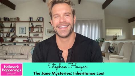 Interview Actor Stephen Huszar The Jane Mysteries Inheritance Lost