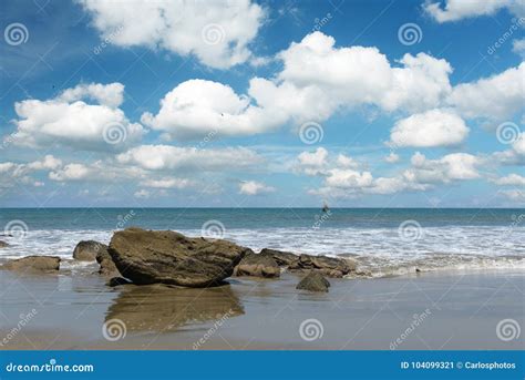 View of Mancora Beach in Peru Stock Image - Image of tourism, piura ...