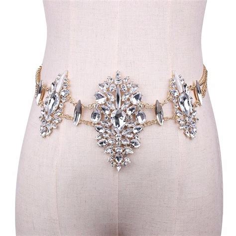 Exquisite Vintage Look Crystal Body Jewelry Body Chain Jewelry Body