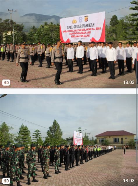 Polres Gayo Lues Gelar Apel Pasukan Operasi Keselamatan Seulawah