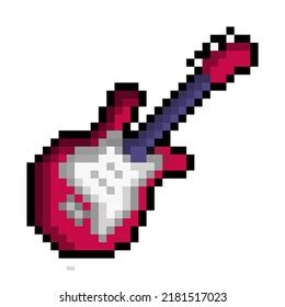 865 Guitare Pixel Art Bilder Arkivfotografier Og Vektorer Shutterstock