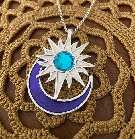 Sterling Silver Bright Finish Twitches Miranda Sun/moon Pendant ...