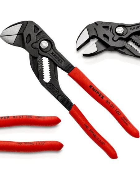 Knipex Szczypce Klucz Nastawne Uniwersalne Regulowane 180 Mm 86 01 180