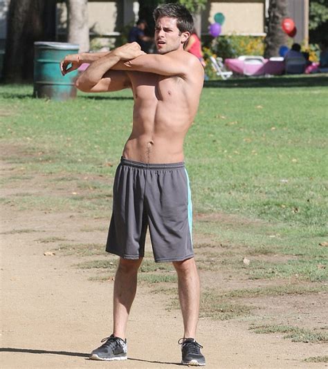 Brant Daugherty Shirtless At A Park Oh Yes I Am