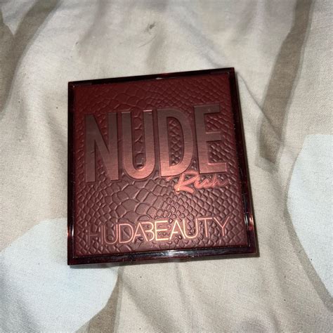 Huda Beauty Nude Rich Palette Usage Shown Depop