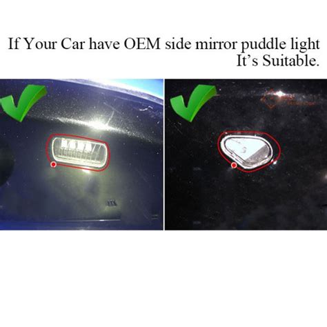 Mercedes Side Mirror Puddle Light For A B C E S Class Eqc Glc