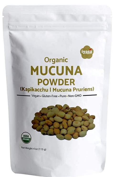 USDA Organic Mucuna Beans Powder Kapikachhu Mucuna Pruriens Ayurveda