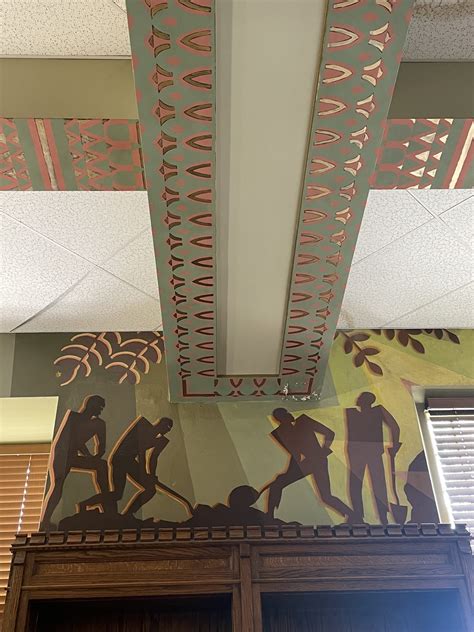 Aaron Douglas Murals, 1930 Cravath Hall, Fisk University, Nashville