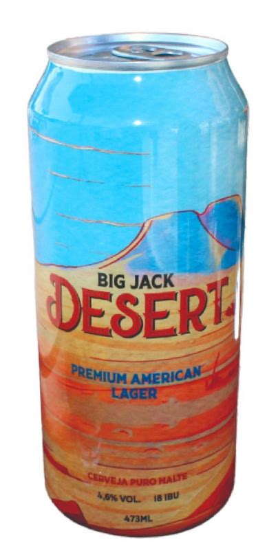 Cerveja Big Jack American Lager Desert Ml Shopee Brasil