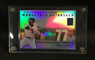 Topps Tribute Memorable Materials Reggie Jackson Bat Relic Card