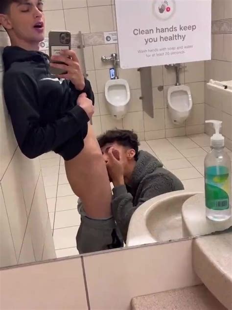 Two Lads Fucking In A Public Bathroom