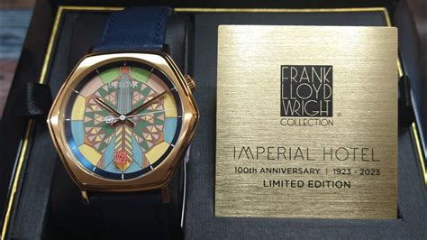 Bulova A Frank Lloyd Wright Imperial Hotel Limited Edition Youtube