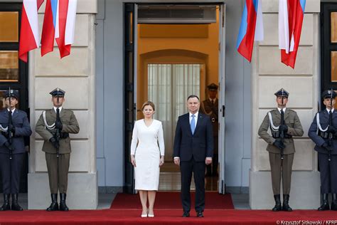 Prezydent Słowacji z pierwszą oficjalną wizytą w Polsce PL ENG