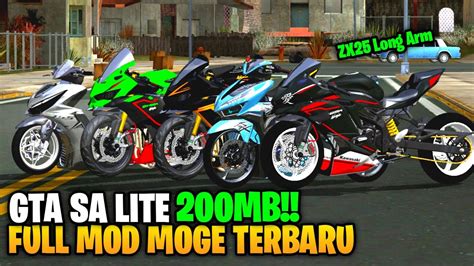 Rilis Gta Sa Lite Full Mod Zx R Moge Dan Matic Hedon Terbaru Offline