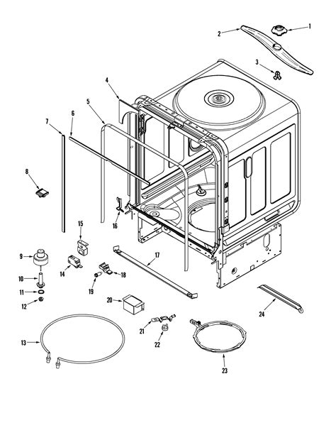 Maytag Dishwasher Parts Diagram