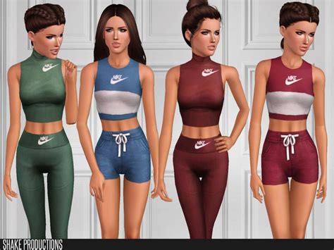 ShakeProductions 90 SET Sims 4 Clothing Clothing Brand Outfit Sets