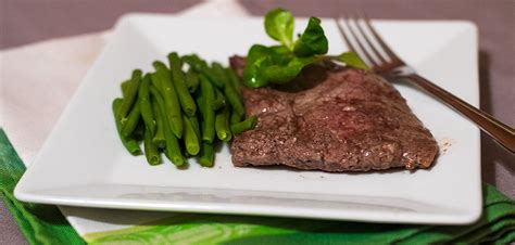 Rezeptbild Zu H Ftsteak Mit Gr Nen Bohnen Als Abnehmrezept Und Zum