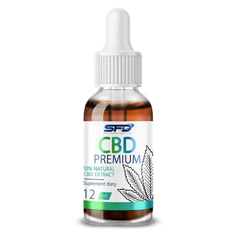 Olejek CBD 10 Premium 12ml SFD NUTRITION 47 zł NAJTANIEJ Sklep SFD