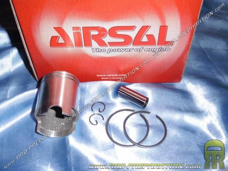 Piston bi segment AIRSAL Ø39mm axe 12mm pour kit 50cc AIRSAL aluminium