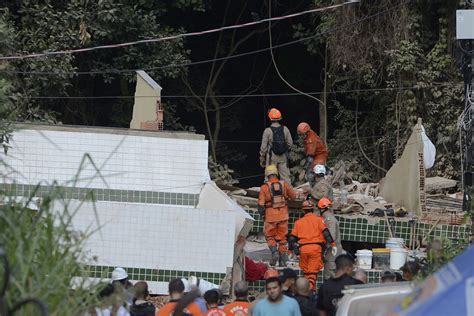 Número De Mortos No Desabamento No Rio De Janeiro Sobe Para 11