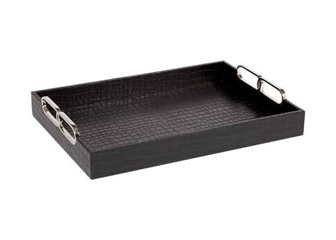 Rectangular Black Tray Trays Ethan Allen