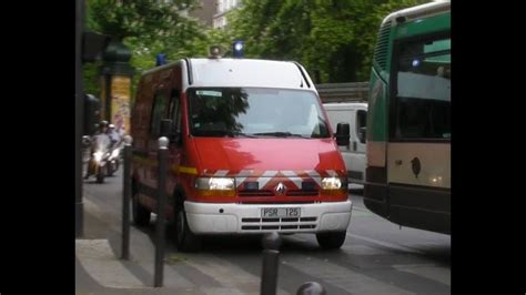 Paris Fire Dept Ambulance Bspp Psr Youtube