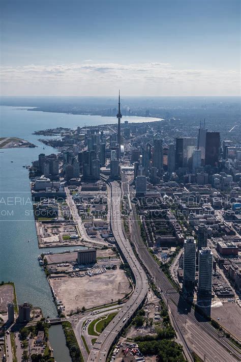 Aerial Photo East End Toronto